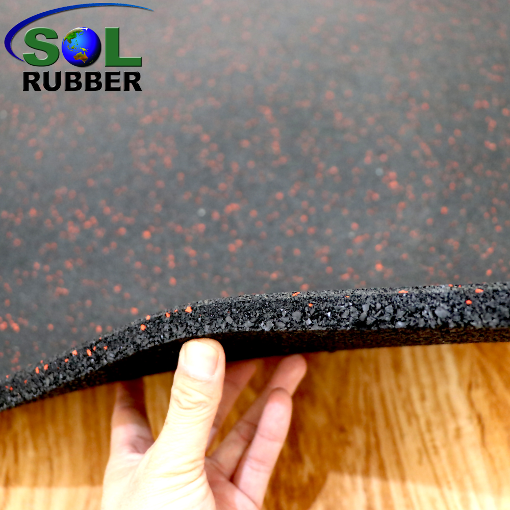 Sol Rubber Wholesale Rubber Gym Flooring Tile Epdm Particles Mixed With