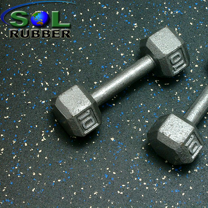 Wear-resisting Durable Fitness EPDM Gym rubber flooring rolls