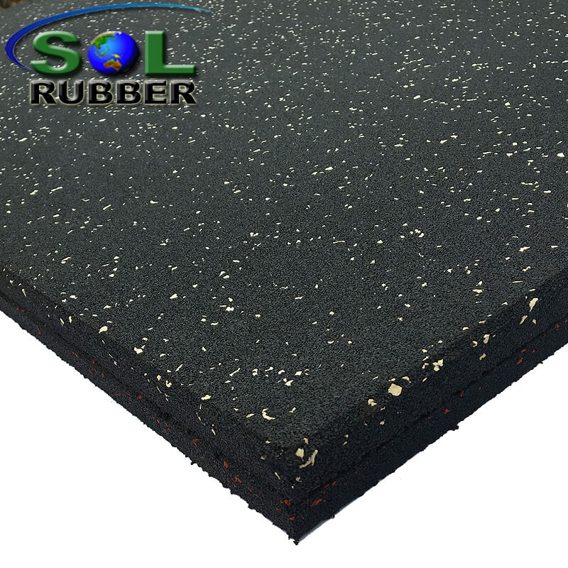 High EPDM Content Gym Rubber Tiles 