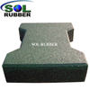 Anti-slip And Anti-shock Horse Rubber Paver 