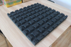 50mm Square Bottom Playground Rubber Mat 