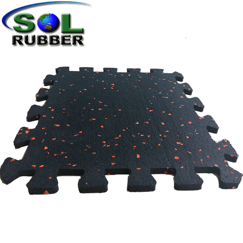 Thick Interlocking Rubber Floor Tiles
