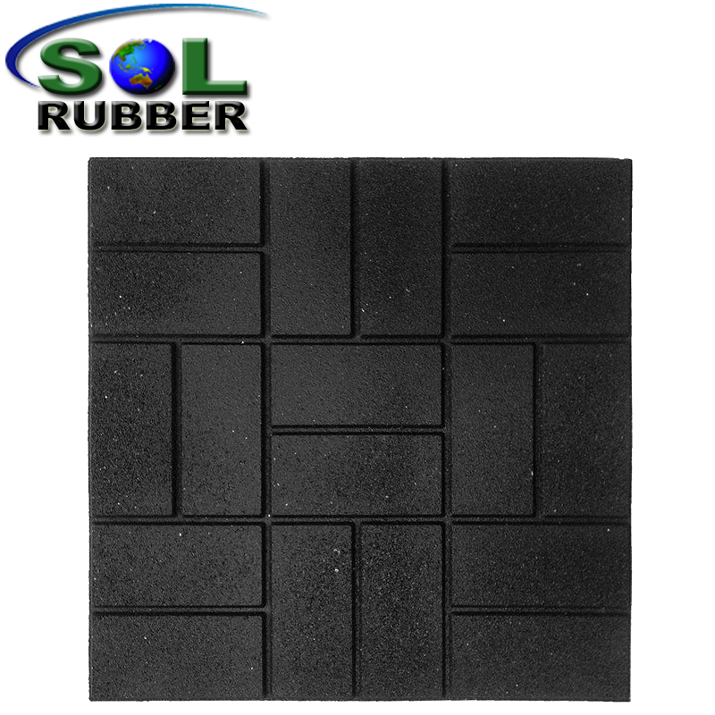 Residential outdoor rubber paver 16,18,24