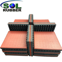 Anti Vibration Outdoor Sports Rubber Crumb Floor Tile