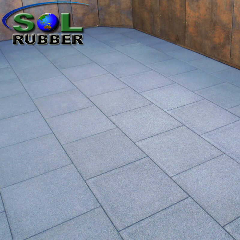 Safety Outdoor Interlock Playground Rubber Flooring Tile