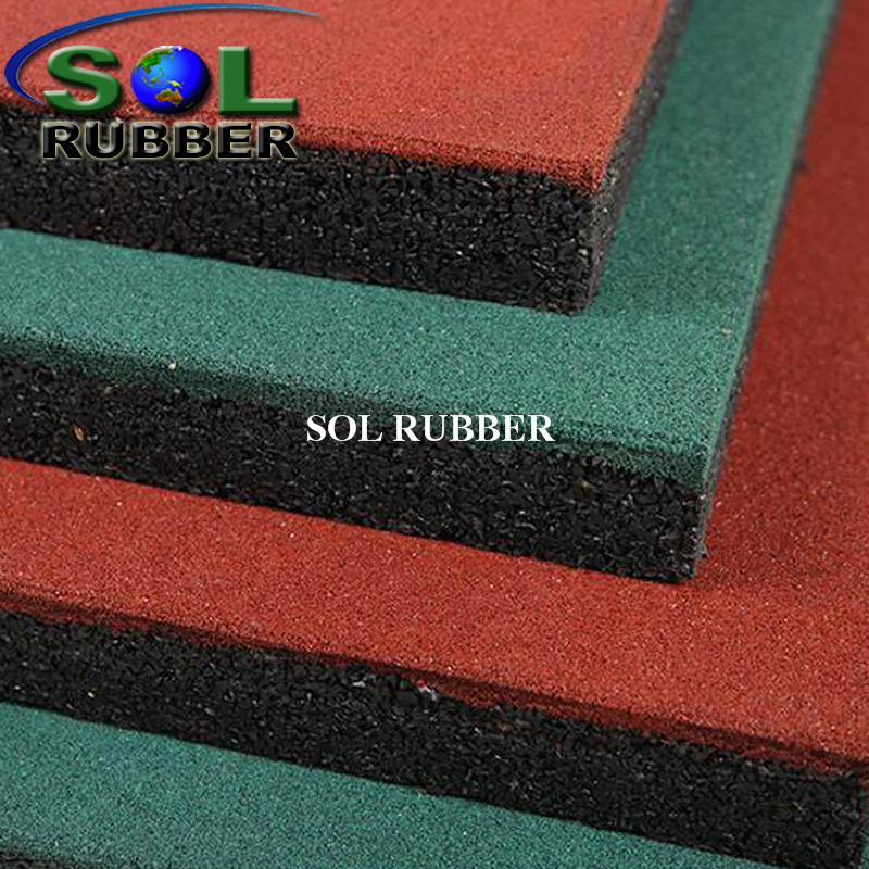 Sol Construction Project Solution Bulk Sell Playground Rubber Flooring Mat