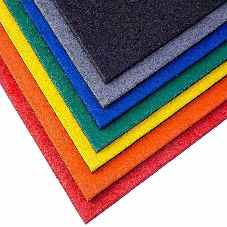 20mm Anti UV Outdoor Playground Recycled Rubber Floor Tile