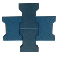 100% Recycled Interlocking Horse Barn Rubber Brick Pavers