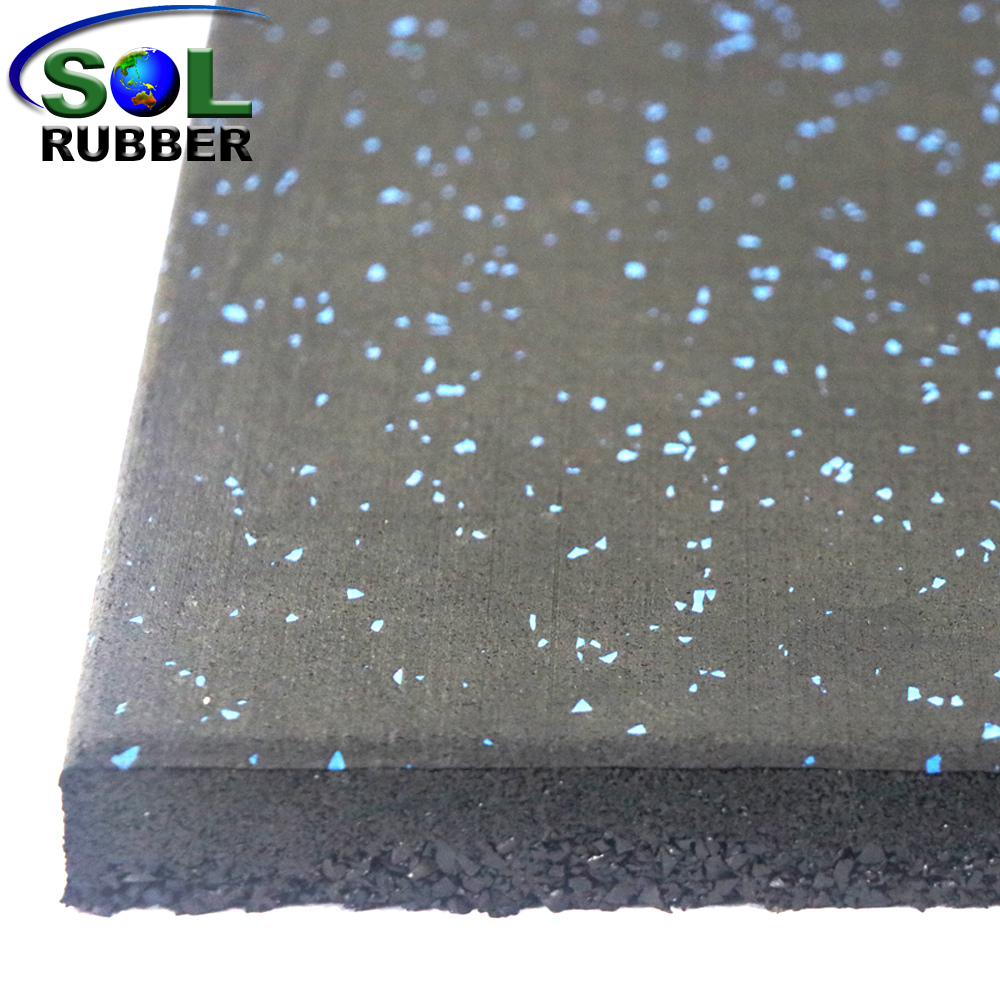 Compound Rubber Flooring Top Layer Rubber Roll,bottom Big Sbr Granules
