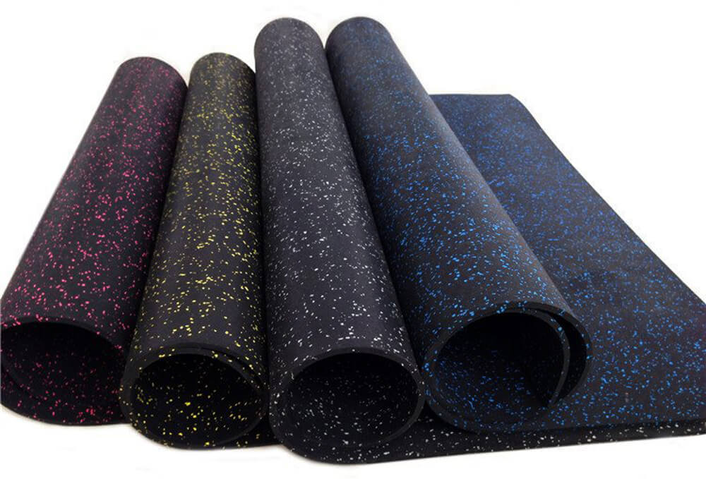 10mm Fitness Rubber Flooring Protect Equipment Mat in Roll 