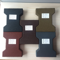 Premium Outdoor Dog Bone Type Rubber Paver Use for Horse 