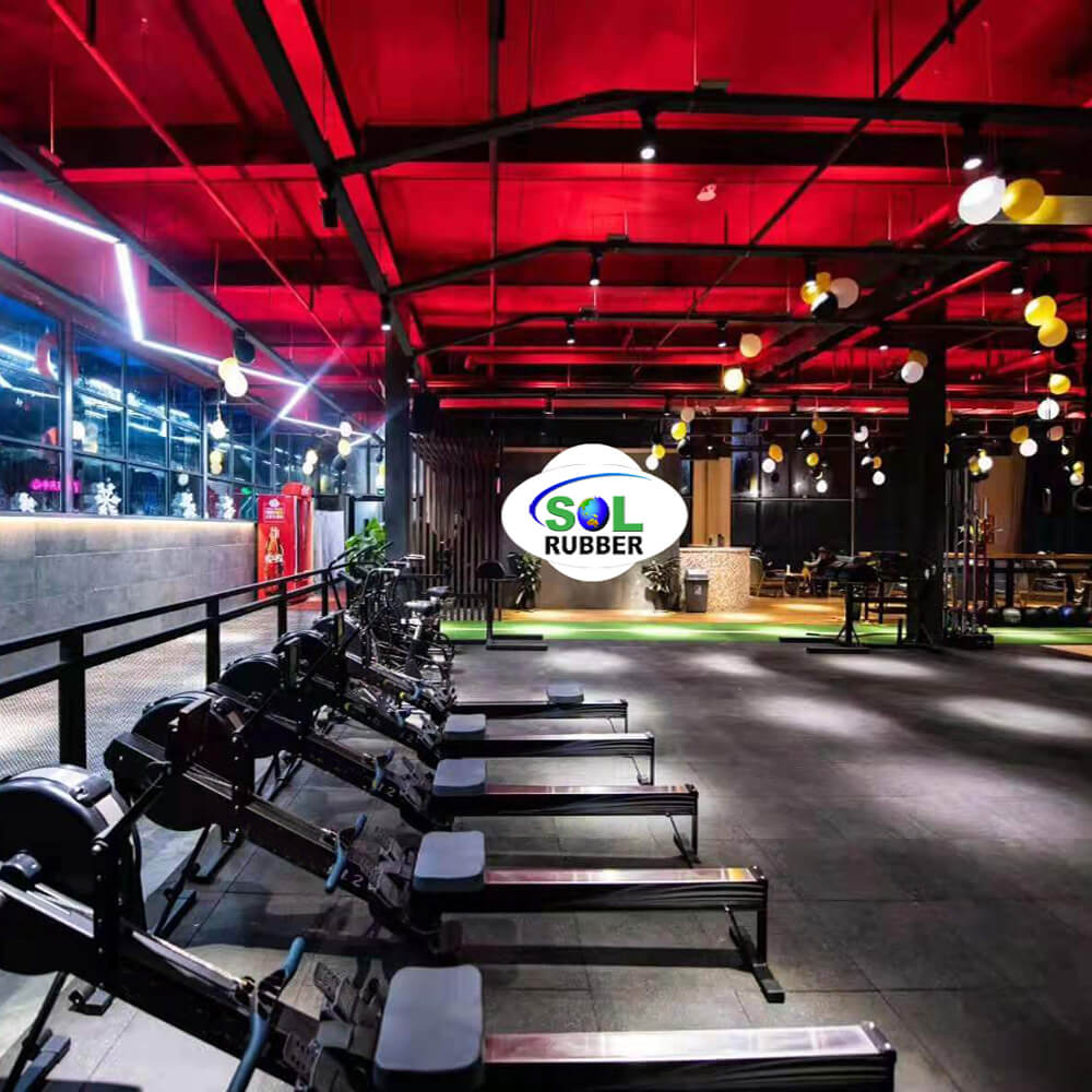 Commercial Fitness Gym Rubber Mat Rubber Floor Mat