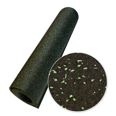 8mm Durable Rolled Rubber Recycled Gym Roll Flooring