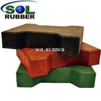 45MM Rubber Brick Pavers