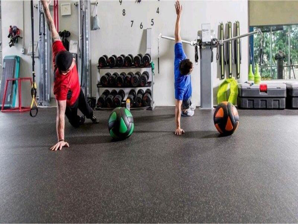  Rolled 8mm 10% Color Gym Roll Rubber Flooring Mat